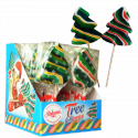 xmas tree shaped hard candy lollipop 60g - product's photo